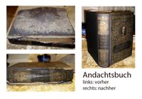 Andachtsbuch vorher - nachher